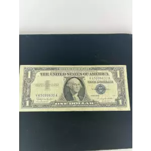 $1 1957-B blue seal. Small Silver Certificates 1621