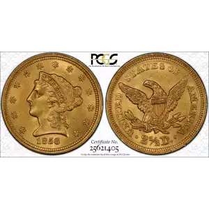 1856 $2.50 (2)