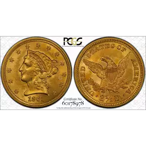 1861 $2.50 New Reverse (2)