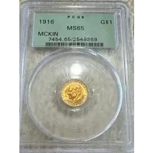 Classic Commemorative Gold--- McKinley Memorial 1916-1917 -Gold- 1 Dollar