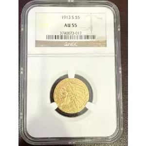 Half Eagles---Indian Head 1908-1929 -Gold- 5 Dollar