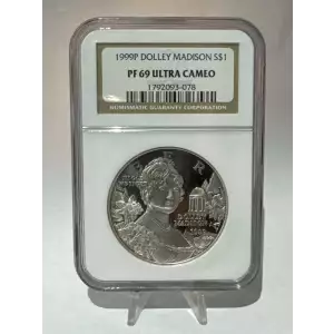 Modern Commemoratives --- Dolley Madison 1999 -Silver- 1 Dollar