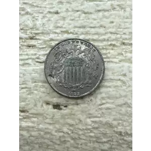 Nickel Five Cent Pieces-Shield 1866-1883